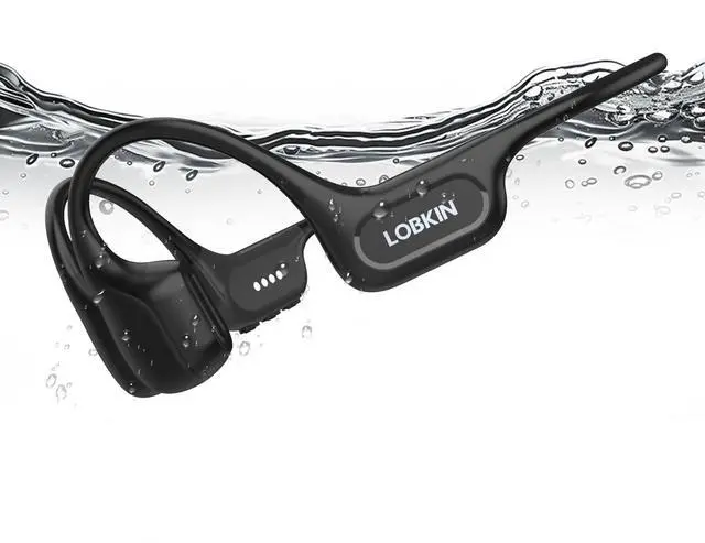 Main image of Bone Conduction & Air Conduction Headphones, IP68 Swimming Headphones, 32GB MP3 Open Ear Wireless Headphones with Bluetooth 6.1, ENC Noise Reduction for Swimming Sports Fitness