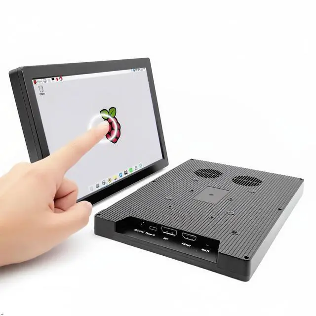 Main image of 10.1 Inch USB-C Touchscreen mini Monitor, Small HDMI Monitor,1280x800 IPS LCD HD Display, Touch Screen for PS5,Raspberry Pi 3/3B+/4B/5, Jetson Nano, Banana Pi, PC, Windows,Beaglebone