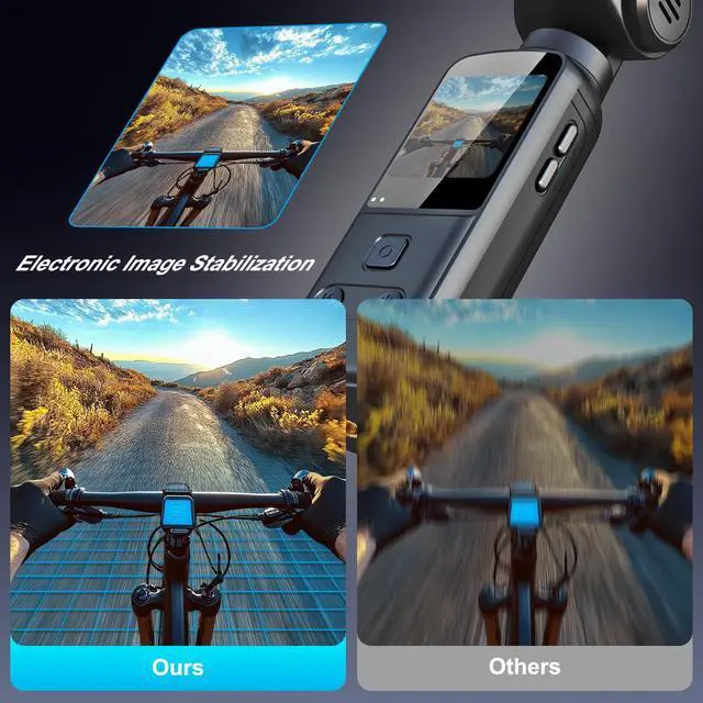 Alt view image 3 of 6 - Wearable Body Camera with 270° Rotatable Lens for POV Vlogging, 5K Clip-On Pocket Cam for Cycling, Travel and Daily Life, with External Mic, 64GB TF Card and Waterproof Case