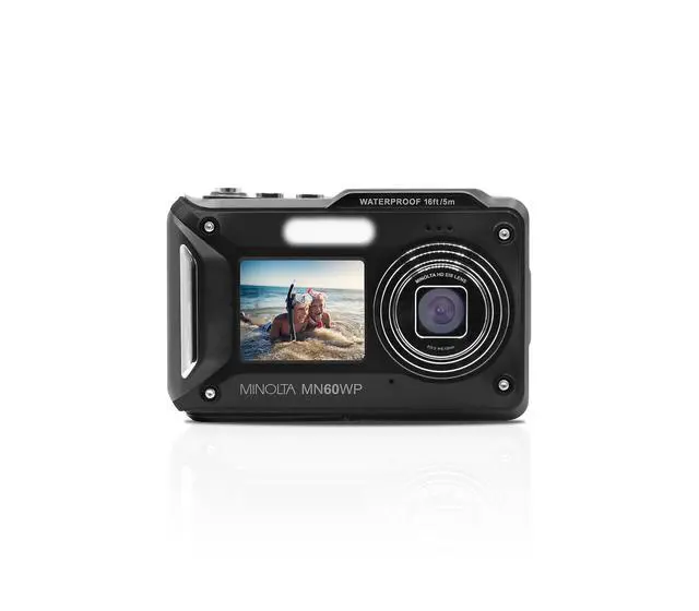 Alt view image 2 of 5 - MN60WP 48MP 4K Waterproof Dual Screen WiFi Digital Camera (Black) | Capture sharp photos and video with intuitive controls for travel, family and everyday moments