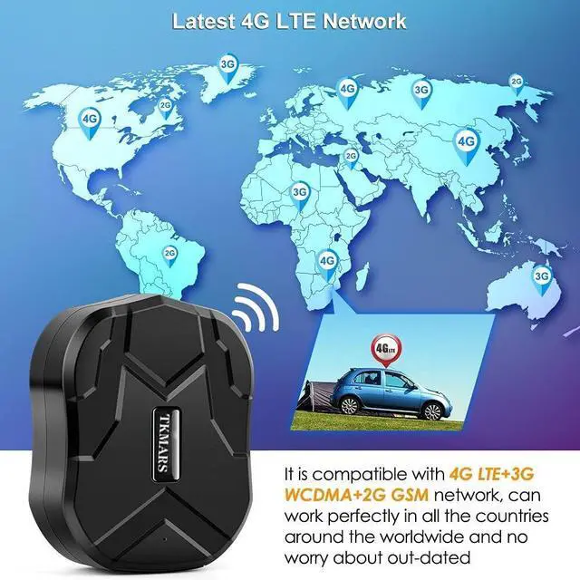 Alt view image 2 of 6 - 4G GPS Tracker for Vehicles TK905B 10000mAh Long Battery No Subscription Real Time Tracking Device, Magnetic Hidden Car Tracker with Geo Fence Alerts History Playback for Car Motorcycle Truck