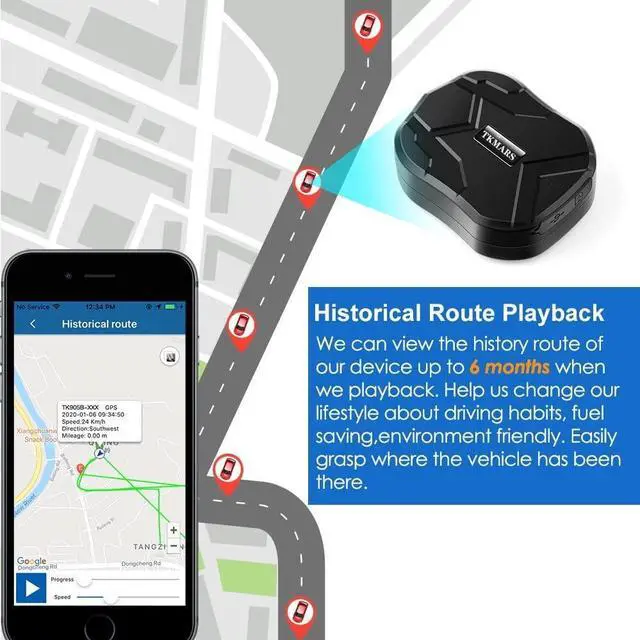 Alt view image 4 of 6 - 4G GPS Tracker for Vehicles TK905B 10000mAh Long Battery No Subscription Real Time Tracking Device, Magnetic Hidden Car Tracker with Geo Fence Alerts History Playback for Car Motorcycle Truck