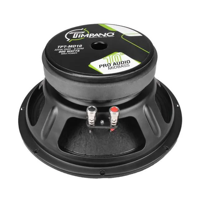 Alt view image 3 of 6 - TPT-MD10 10 Inch Midbass Speaker Pro Audio 800 Watts, 8 Ohm Mid-bass Loudspeaker for Professional and Car Audio System (Single)