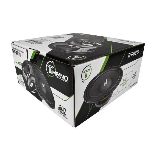 Alt view image 5 of 6 - TPT-MD10 10 Inch Midbass Speaker Pro Audio 800 Watts, 8 Ohm Mid-bass Loudspeaker for Professional and Car Audio System (Single)