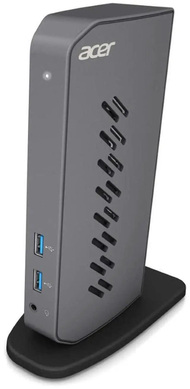 Main image of U301 USB 3.0 Dock for Windows | 2 x HDMI Ports | 2 USB 3.1 Gen 1 Ports | 4 USB 2.0 Ports | Gigabit Ethernet | Requires One USB 3.1 Type A or USB 3.1 Type-C on Computer | Gray | Dual HDMI display, 6 US