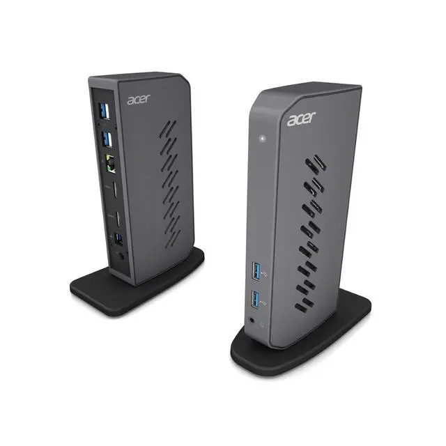 Alt view image 5 of 6 - U301 USB 3.0 Dock for Windows | 2 x HDMI Ports | 2 USB 3.1 Gen 1 Ports | 4 USB 2.0 Ports | Gigabit Ethernet | Requires One USB 3.1 Type A or USB 3.1 Type-C on Computer | Gray | Dual HDMI display, 6 US