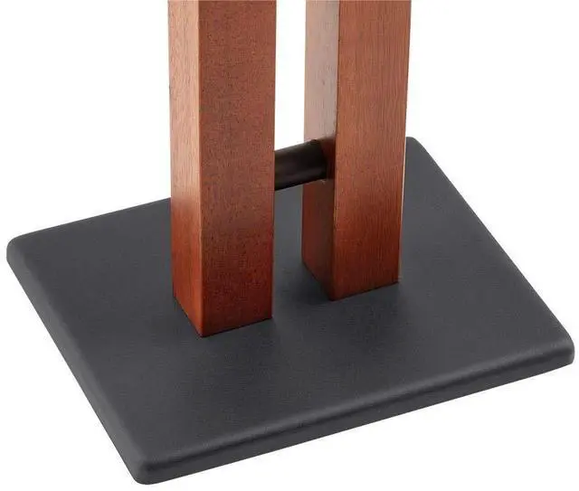 Alt view image 4 of 6 - Speaker Stands - 50lbs Capacity, Adjustable Spikes, Sturdy Construction, Ideal for Home Theater Speakers, 24 Inch, Cherry