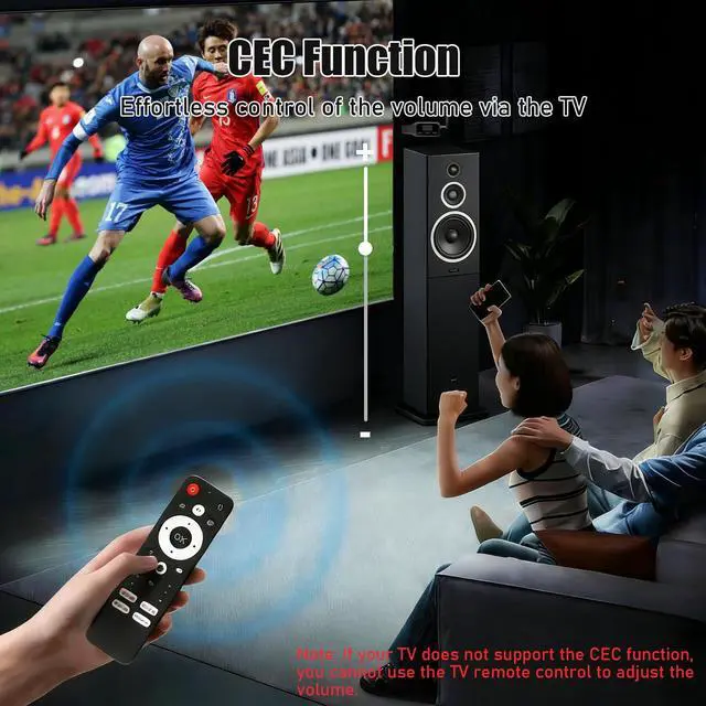 Alt view image 6 of 6 - HDMI ARC to Bluetooth Transmitter, TV Audio Adapter for Wireless Headphones & Speakers, HDMI ARC Audio Extractor Support Simultaneous Dual Device Pairing, CEC Volume Control, Display Screen
