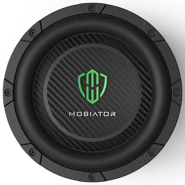 Main image of 10'' Shallow Mount Car Subwoofer Dual 4 Ohm, 1200W Max 300W RMS High Performance Slim Car Audio Subwoofer, 2.5 Inch High Temperature Voice Coil, FS Lower to 32Hz, Update Version, MB-DS104