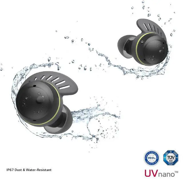 Alt view image 2 of 6 - Tone Free Fit TF8 - IP67 Sports Wireless Earbuds with Plug & Wireless, Secure & Comfort Fit, ANC, UVnano, Multi-Point, 30 Hours Long Lasting Battery, Meridian Sound