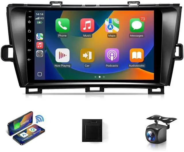 Main image of Android 13 Car Radio for Toyota Prius 2010 2011 2012 2013 2014 2015 | Car Play for Toyota Prius Stereo Support CarPlay/Android Auto,9" GPS WiFi Bluetooth,Backup Camera,SWC,FM,RDS,DSP (Fit J.B.L)