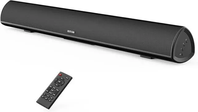 Main image of 80 Watt Soundbar, Sound Bars for TV of Home Theater System (Bluetooth 5.0, 34 inch, DSP, Strong Bass, Wireless Wired Connections, Bass Adjustable, Wall Mountable)
