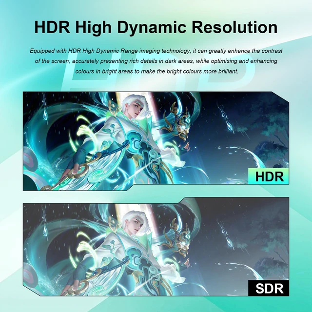 Alt view image 3 of 4 - 24 inch Curved Monitor FHD 1920x1080p 100Hz Refresh Rate 16:9 Aspect Ratio Ergonomic Tilt Home Office Gaming Monitor Sync Visual Experience for Work & Play Support Wall Mount Install