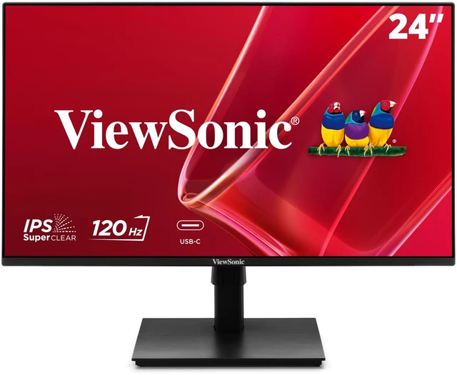 Main image of VA2448-MHU 24 Inch 1080p Monitor, IPS Display with 120Hz for Everyday Productivity, Variable Refresh Rate for Home and Office, HDMI, VGA, and USB C Inputs