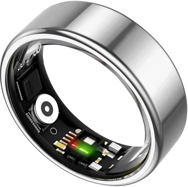 Main image of Smart Ring for Women & Men Fitness Sleep Heart Tracker No Subscription, 5-Day Battery, Heart Rate, Stress, Sleep & Activity Monitoring, IP68 Waterproof, iOS & Android Compatible