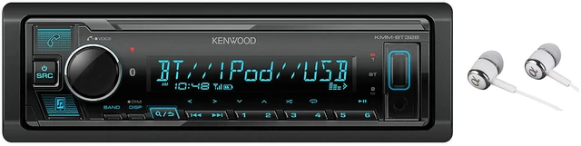 Main image of Bluetooth USB MP3 WMA AM/FM Digital Media Player Dual Phone Connection Pandora Car Stereo Receiver/Free Alphasonik Earbuds