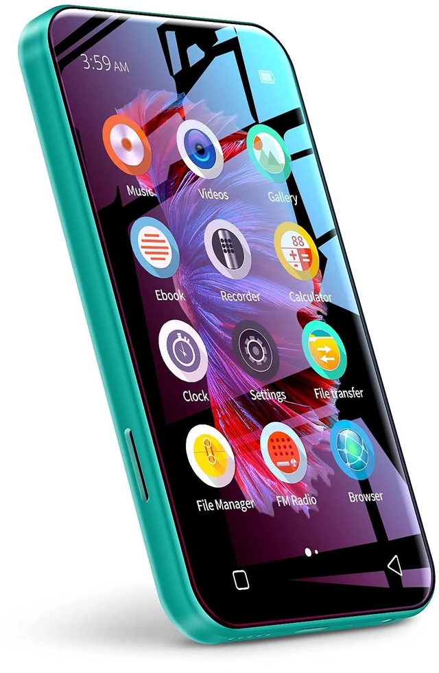 Main image of 72GB WiFi Mp3 Player with Bluetooth, 4.0" Full Touch Screen Mp4 Player with Speaker, Portable Digital Music Player with FM Radio, BrowserCan't Install/Download Any New Apps (Blue)