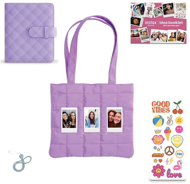 Alt view image 4 of 4 - INSTAX Mini 12 Holiday Bundle 2025 | Pastel Blue with Extra Instax Mini Film + 4pk AA Batteries & Cleaning Cloth (10 Items)
