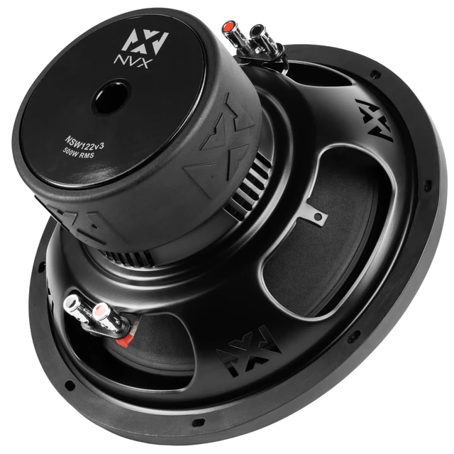 Alt view image 4 of 4 - NSW122 Version 3 (NSW122v3) 1000W Peak (500W RMS) N-Series v3 12" Dual 2-Ohm Car Subwoofer
