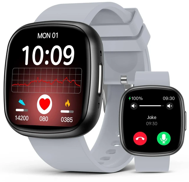 Main image of Smart Watch for Men Women, 24/7 Heart Rate HRV SpO2 Monitor, Sleep/Stress, 1.72" Super Retina HD Display, 135 Sport Modes Fitness Activity Tracker, IP68 Waterproof Ideal Tech Gift, Android iOS