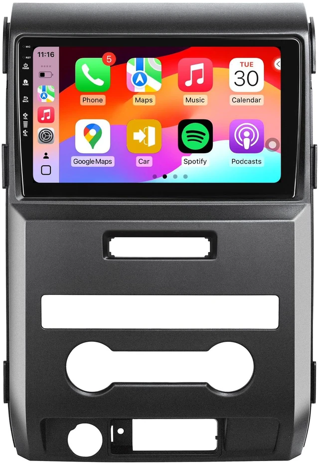 Main image of 5G(WiFi6) Car Stereo for Ford F150 F-150 2009-2012 Android 13 with Wireless CarPlay Android Auto, 9 inch IPS Touchscreen Car Radio Player with 1080P Backup Camera/FM/SWC
