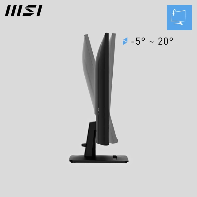 Alt view image 4 of 4 - PRO MP271A E2 27-inch IPS 1920 x 1080 (FHD) Gaming Office Monitor, 120Hz, Free-Sync, HDMI, DisplayPort, VGA Port, VESA Mountable, Tilt, Speaker, 4-Side Slim Bezel 1ms, Black