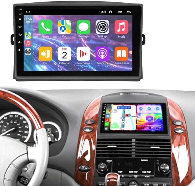 Main image of Android 14 Car Radio for Toyota Sienna 2004 2005 2006 2007 2008 2009 2010, 4+64GB 9 Inch IPS Touch Screen Sienna Stereo with Wireless CarPlay & Android Auto, Bluetooth/WiFi/GPS/FM/SWC+Backup Camera