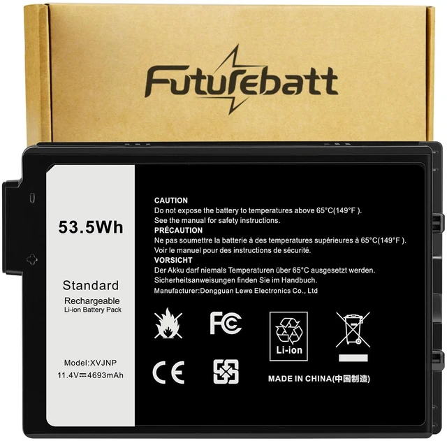 Main image of XVJNP Laptop Battery Replacement for Dell Latitude 5430 7330 Rugged Latitude Series P148G P148G001 P149G P149G001 6JRCP 06JRCP M0TN3 0M0TN3 KD1CT 451-BCWQ