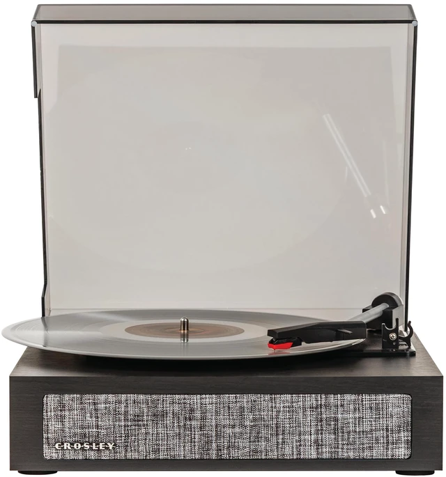 Main image of CR6042A-BK Scout 3-Speed Bluetooth Turntable with Built-in Speakers, Black