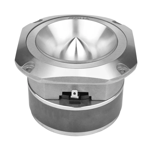 Alt view image 3 of 4 - TW700Ti-CR 4 Inch Titanium Bullet Tweeter 240 Watts, 8 Ohm Chrome Super Tweeter, Built-in Capacitor Pro Audio High Frequency Driver (2 Tweeters)