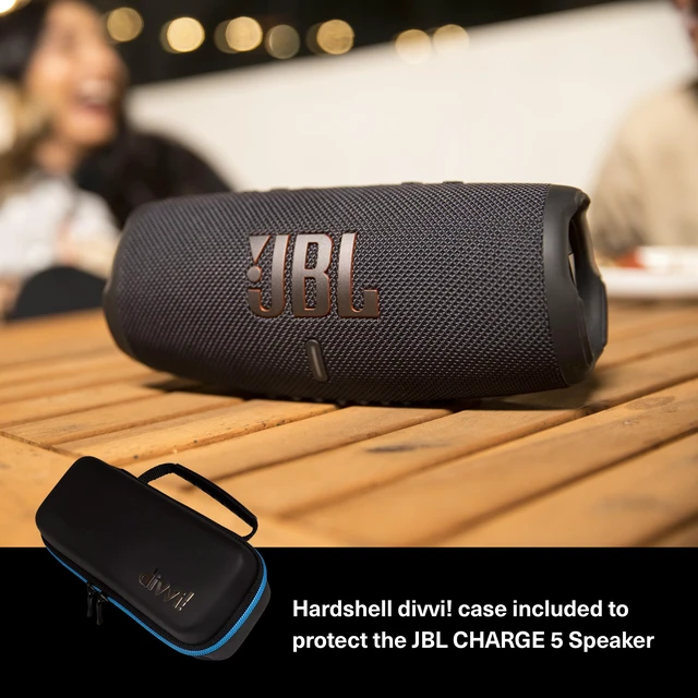 Alt view image 2 of 4 - Charge 5 (Camouflage) + Bundle with divvi! Protective Hardshell Case (Black)