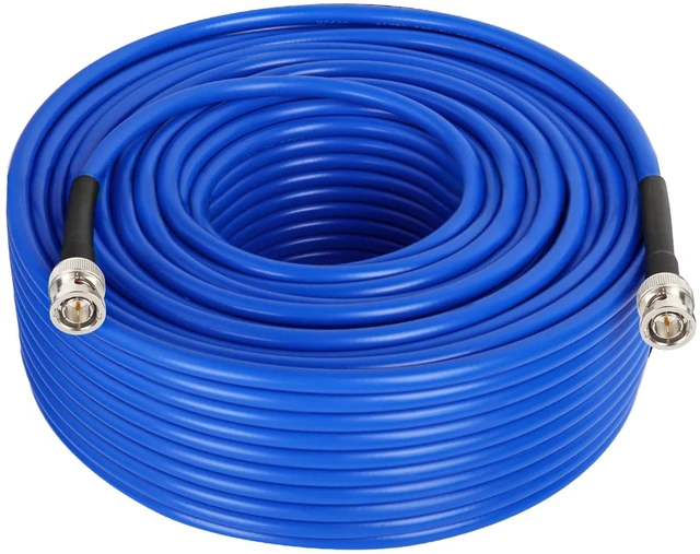 Main image of SDI Cable 150 FT, HD-SDI / 3G-SDI / 6G-SDI BNC to BNC Digital Video Cable, High-Speed Signal Transmission, Low Signal Loss for Broadcast, Studio, Surveillance & HD Video Systems