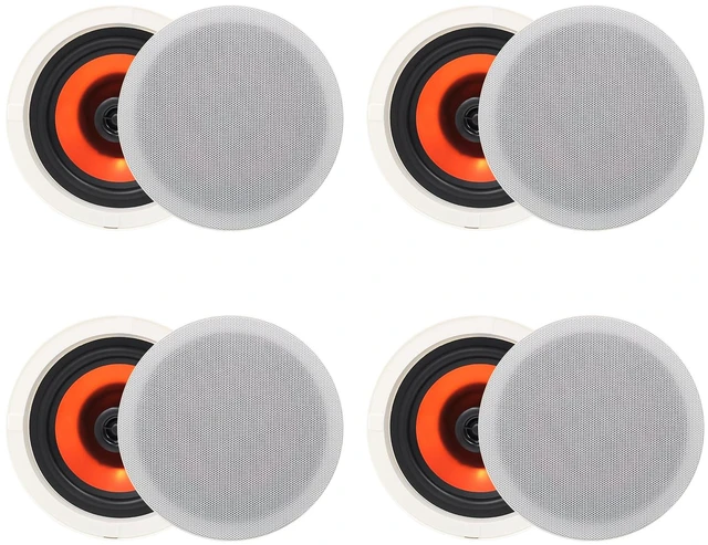Main image of in Ceiling Speakers, 6.5 Inch 600 Watts Flush Mount Passive Wired for Kitchen,Living Room,Office(4 Speakers)