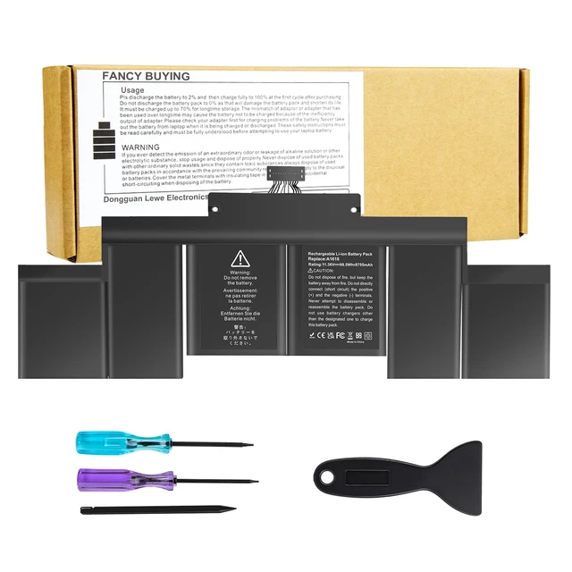 Main image of 99.5Wh A1618 A1494 Laptop Battery for A1618 A1494 P/N:020-00079 02000079 for MacBook Pro 15" Inch Retina A1398 (Mid 2015 Mid 2014 Late 2013 Early 2015), NOT fit for: A1398 (Mid 2012 Early 2013)