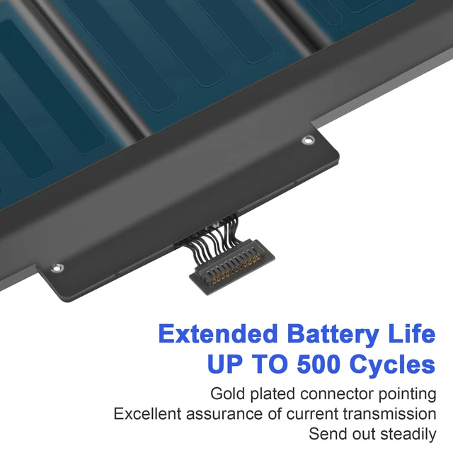 Alt view image 4 of 4 - 99.5Wh A1618 A1494 Laptop Battery for A1618 A1494 P/N:020-00079 02000079 for MacBook Pro 15" Inch Retina A1398 (Mid 2015 Mid 2014 Late 2013 Early 2015), NOT fit for: A1398 (Mid 2012 Early 2013)