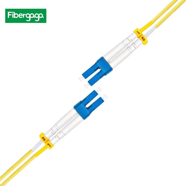 Alt view image 4 of 4 - 5Pack 15M(50ft) OS2 LC to LC Fiber Patch Cable Duplex Singlemode SM 9/125µm 2.0mm Diameter Fiber Optic Cable, LSZH Fiber Jumper,OS1/OS2 Compatible