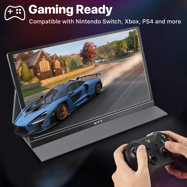 Alt view image 3 of 7 - Portable Monitor 15.6'' FHD 1080P Portable Laptop Monitor USB C HDMI Gaming Monitor
