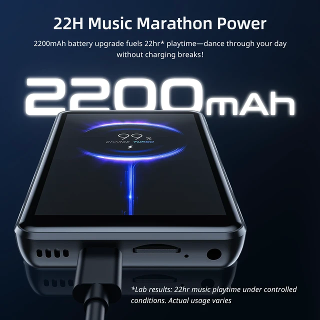 Alt view image 4 of 4 - Android MP3 Player with WiFi & Bluetooth, G7 Mini 4 Touchscreen MP4 Player with Spotify & Streaming Apps, Portable Music Player, Audiobooks, Travel, Expandable Storage (64GB, Black)