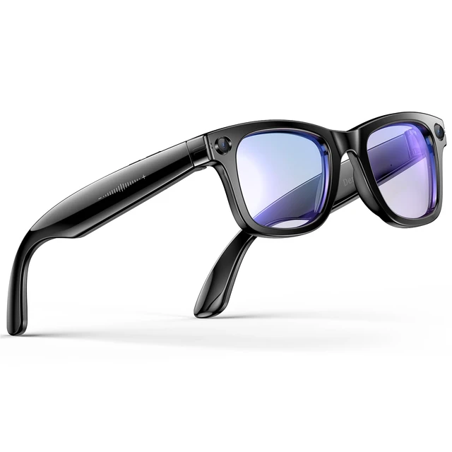 Main image of Upgraded Ai Smart Glasses with Camera, 800w Anti-Shake Camera Glasses, Real-Time Translation, Ai Object Recognition, Voice Assistant, Blue Light Glasses Suitable for Business, Travel and Outdoor Use