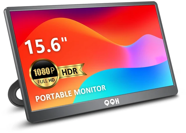 Main image of Portable Monitor, 15.6" Portable Travel Monitor for Laptop 1080P FHD IPS Second Screen, Gaming Monitor, USB C HDMI External Monitor Display for Computer Phone PC PS4 PS5 Xbox Switch (Z1-9-G)