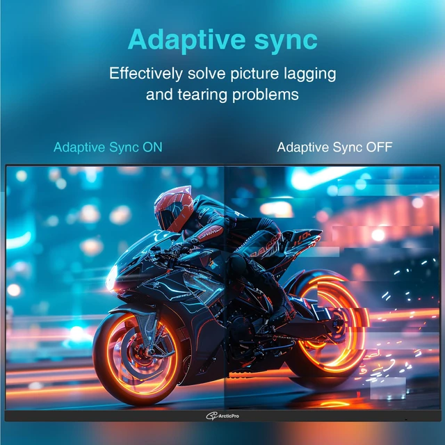 Alt view image 2 of 4 - 27inch Gaming Monitor QHD 2560*1440p, 210Hz, 2K, IPS Panel, 1ms Response Time, Adaptive sync, PC Computer Monitor, 3-Sided Frameless, Ultra Slim, 130% sRGB, Bluelight Filter, HDMI *2, DP*2