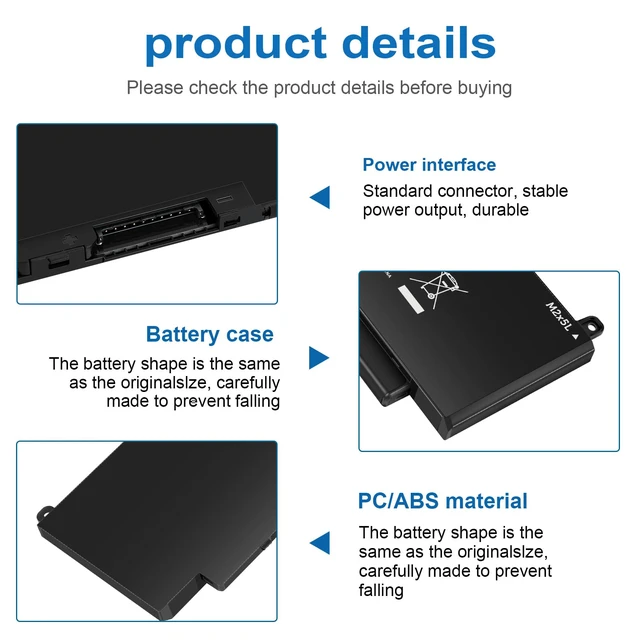 Alt view image 3 of 4 - PKWVM Laptop Battery Compatible with Dell Precision 7550 7750 7560 7760 Series Workstation Notebook C903V CR72X 0CR72X 17C06 068N03 447VR 0447VR P44E P93F P44E001 P44E002 P93F001 P93F002 453-BBCQ