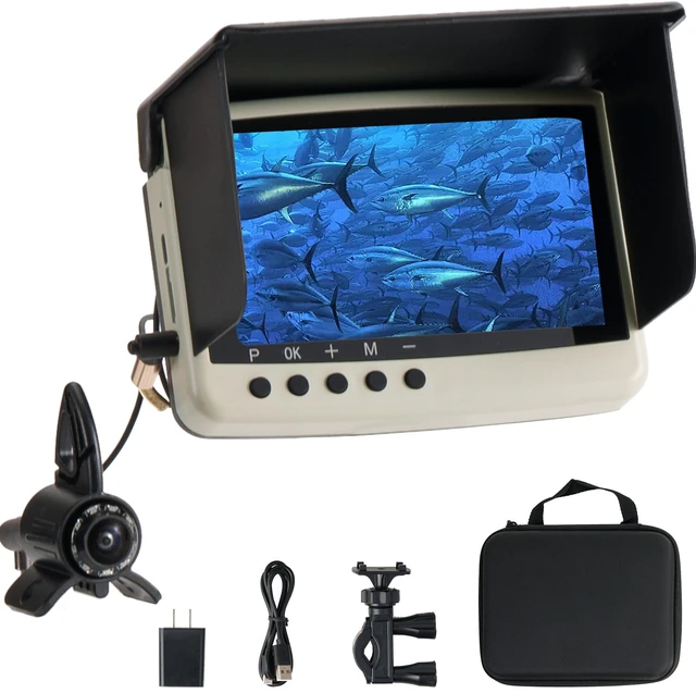 Main image of Underwater Camera & Fish Finder: 5.5 Inch OLED 1080P Waterproof Ice Fishing Camera with MonitorPortable Fish Finders for Ice/Lake FishingDepth Finder for Boat/Kayak & Murky Under Water