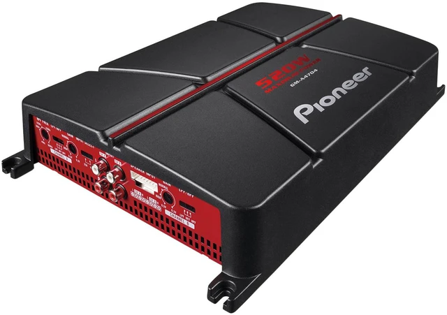 Main image of GM-A4704 4-Channel Car Amplifier 520W Max, Class AB, Bridgeable, Variable High-Pass Filter