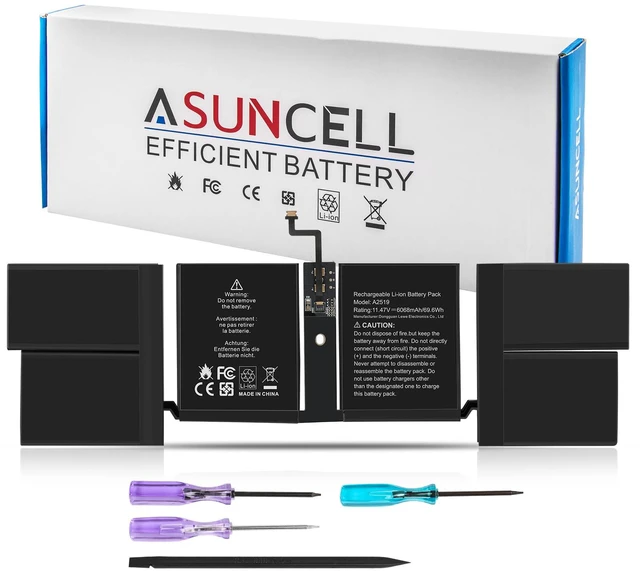 Main image of MacBook Pro A2442 Replacement Battery for 14inch (2021) EMC 3650 8102, Compatible with A2519 Battery