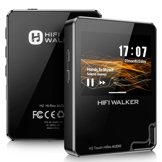 Main image of H2 Touch Hi-Res MP3 Player with Bluetooth, 2.4" HD Touchscreen, Lossless DSD FLAC Music Player, 64GB Memory Card Included, Supports up to 512GB