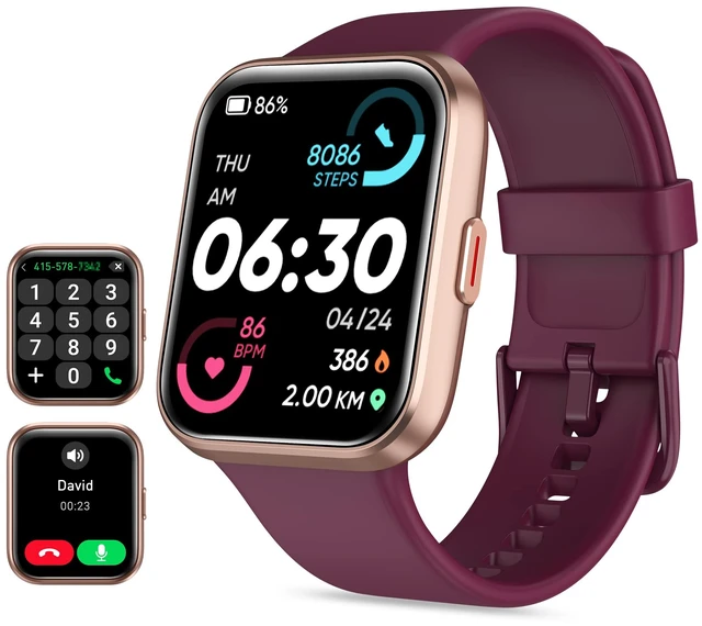 Main image of Smart Watch for Men Women(Call Receive/Dial), Alexa Built-in, 1.7" Touch Screen Fitness Tracker with Heart Rate Sleep Tracking, 60 Sports Modes, 5ATM Waterproof Smartwatch for Android iPhone