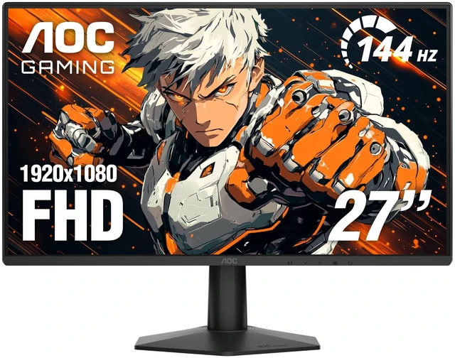 Main image of 27G51F 27 inch Gaming Monitor 1920x1080 144Hz, IPS Panel, Console Gaming Ready, Full HD, 3-Sided Frameless, 1x HDMI 2.0, 1x Display Port, 3-Year Zero-Bright-Dot