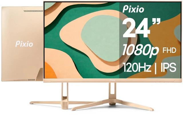 Main image of PX246 Wave Beige 24 inch 120Hz Refresh Rate FHD 1080p Resolution IPS Panel 4ms GTG Response Time Gaming Monitor with Adaptive Sync