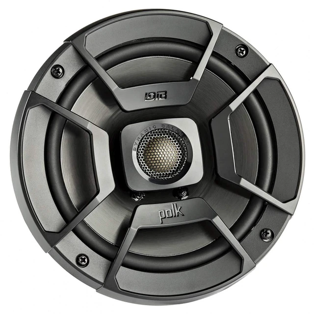 Alt view image 2 of 4 - DB652 DB+ Series 6.5 Inch Marine Speakers, 2-Way Coaxial for Car Audio & Boat, 40-22kHz Frequency Response, Polypropylene Woofer Cone, 3/4" Silk Dome Tweeter, Black